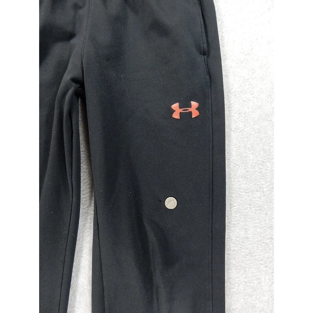 Under Armour Loose Fit Training Sweatpants (Youth Medium) Black/Red - Picture 2 of 4